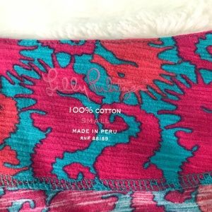 Lilly Pulitzer Tops - Lilly Pulitzer Sea horse Cotton top Lilly Pulitzer Tops - Lilly Pulitzer Sea horse Cotton top